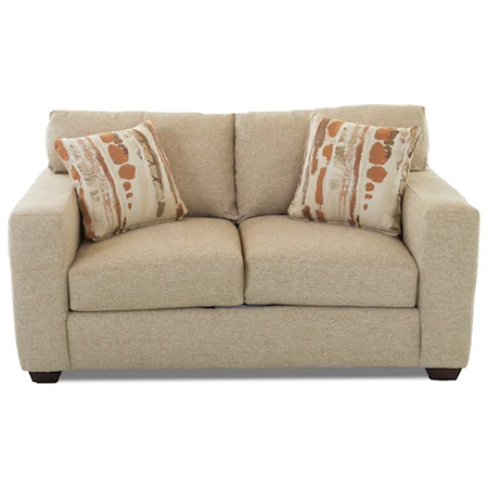 Loveseat with Track Arms